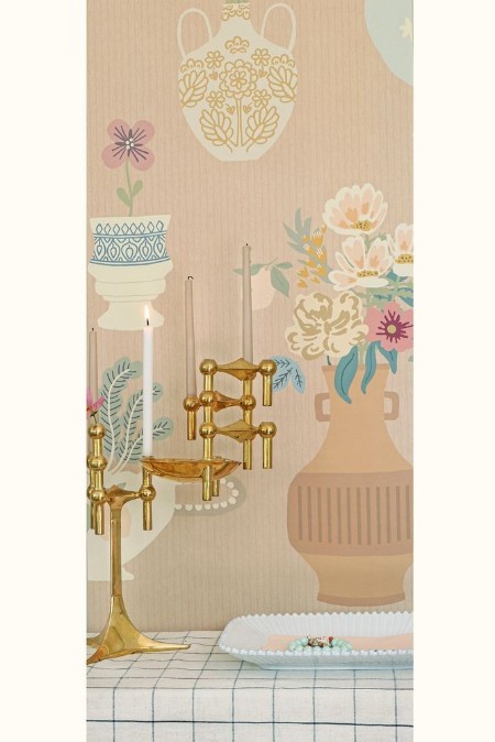 Afbeeldingen van Kleurcombinatie Floral Daiquiri XL Morning Haze blue - 903-02 - 08030-01